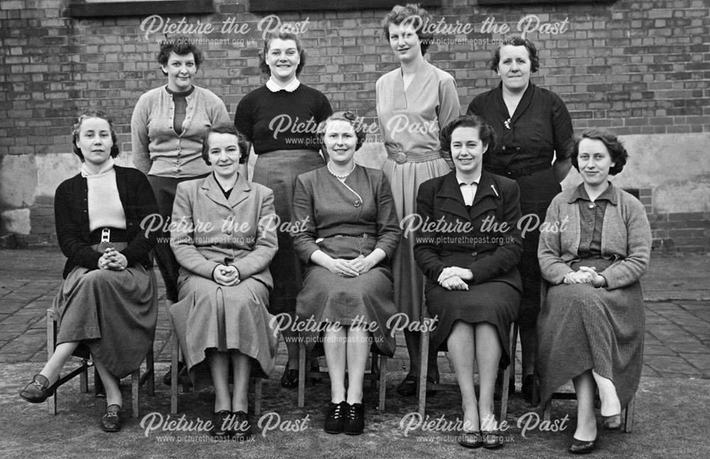 Group Photograph of Staff, Heath County School, 1953