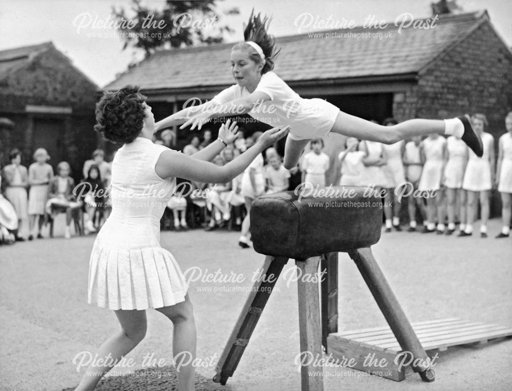 Sports Day at Heath County School, circa 1950s?