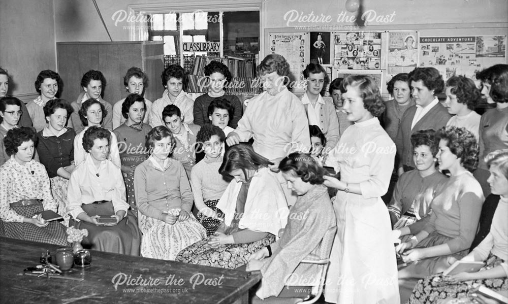 Careers Event? at Heath County School, circa 1950s?