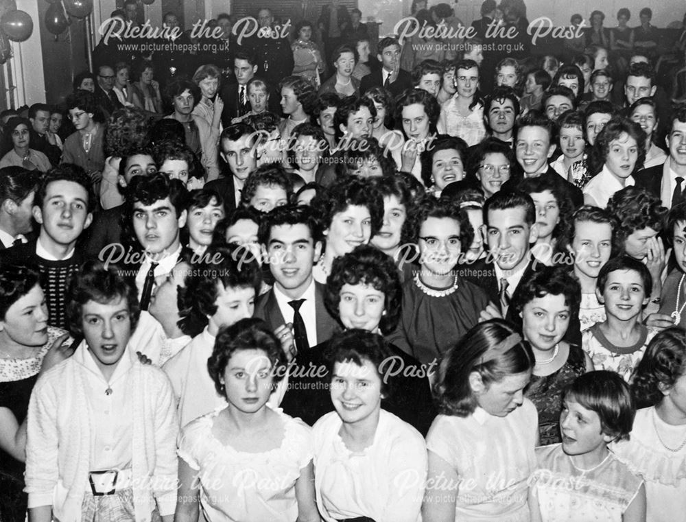 Social event, probably at Heath County School, circa 1960?
