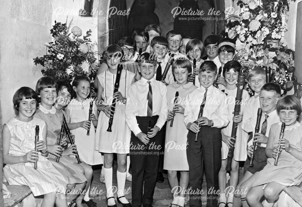 Heath County School Junior Recorder Group, circa 1960.