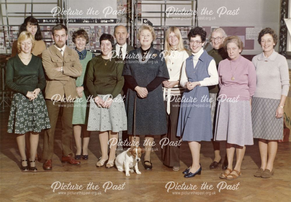 Heath Junior School Staff, 1977.