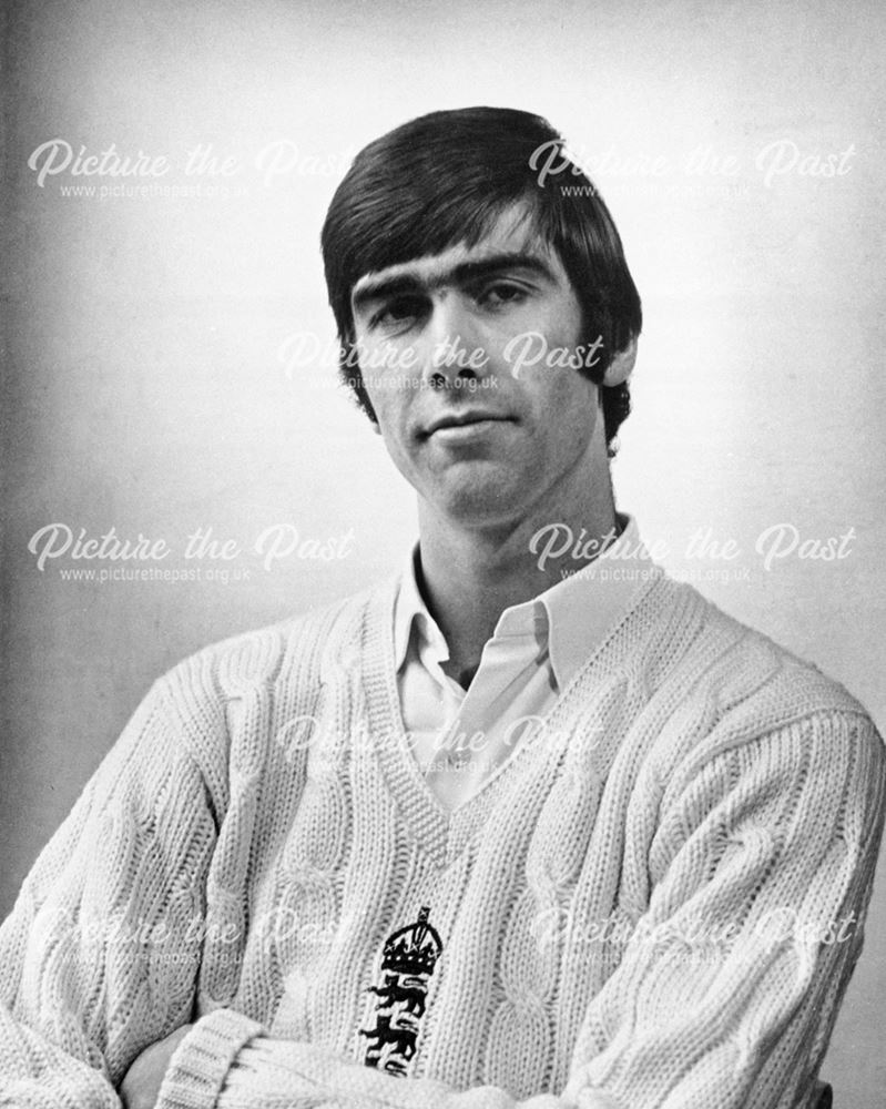 Alan Ward of Derby County Cricket Club, c 1970