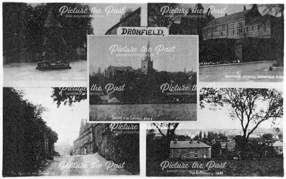 Postcard Views of Dronfield, c 1920