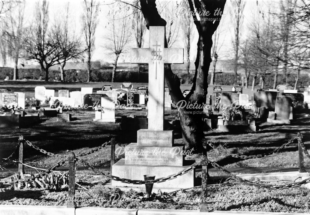Grave of Charles Paxton Markham, Staveley Cemetery, Staveley, 1998