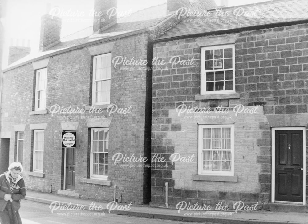 Renovation of stone built properties on Market Street, Eckington, c 1980?