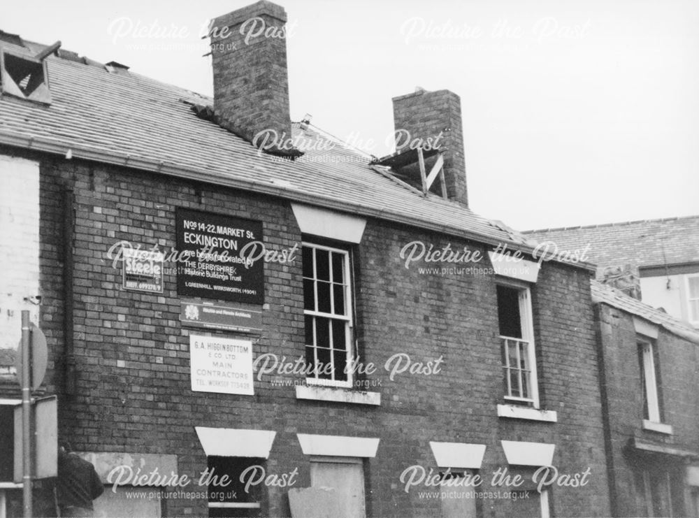 Renovation of properties in Market Street, Eckington, c 1980?