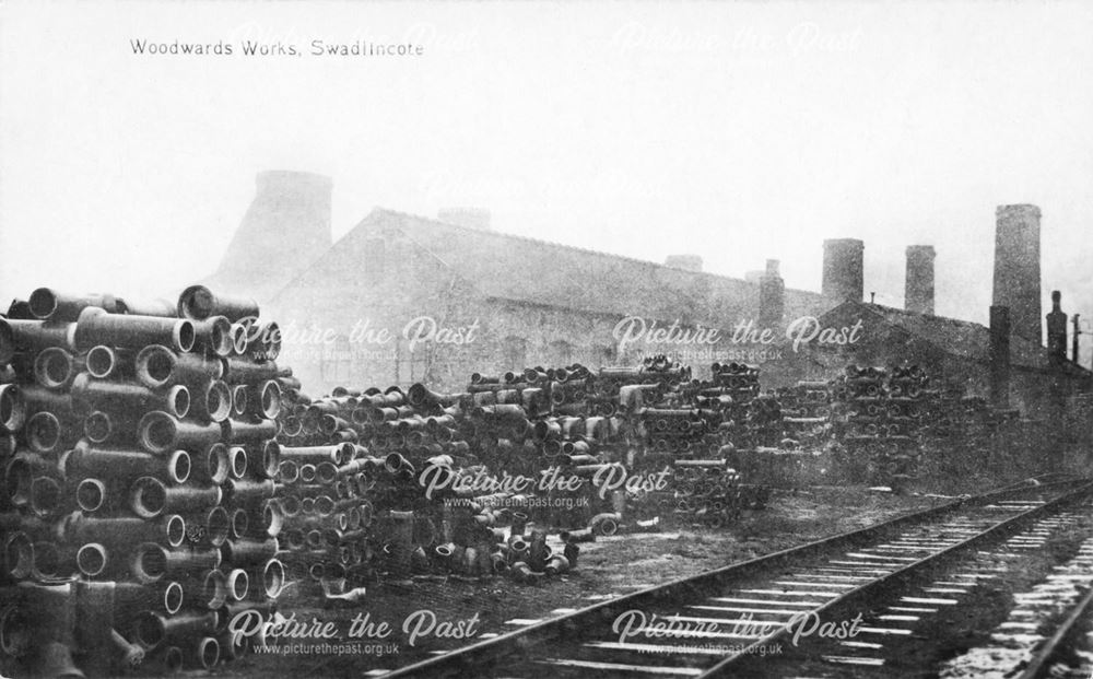 Woodwards Pipe Works, Swadlincote, c 1900s 