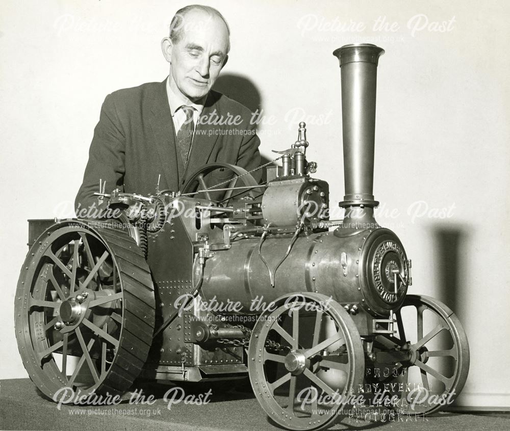 Walter Smith and his model traction engine