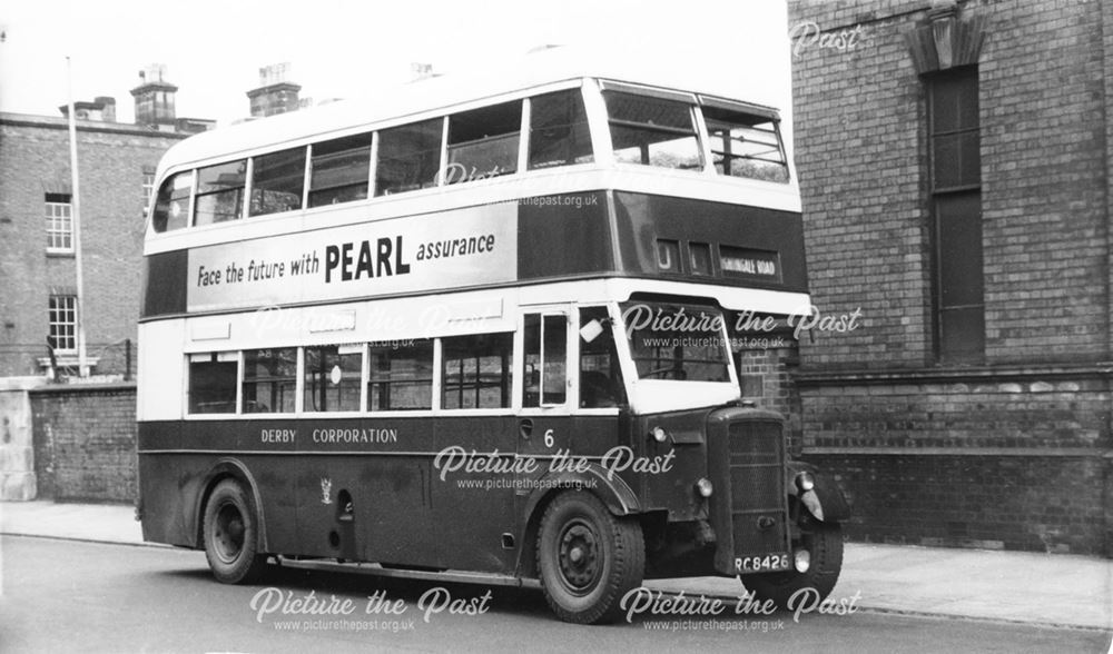 Derby Corporation motor bus No.6