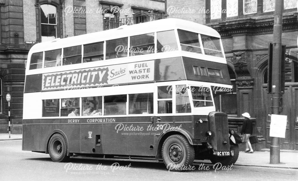 Derby Corporation motor bus No.20