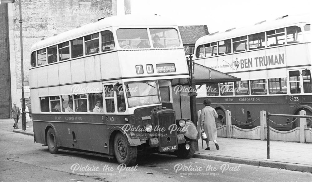 Derby Corporation motor bus No.40