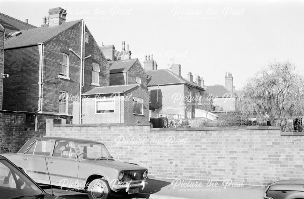 Rear of homes on Belper Road