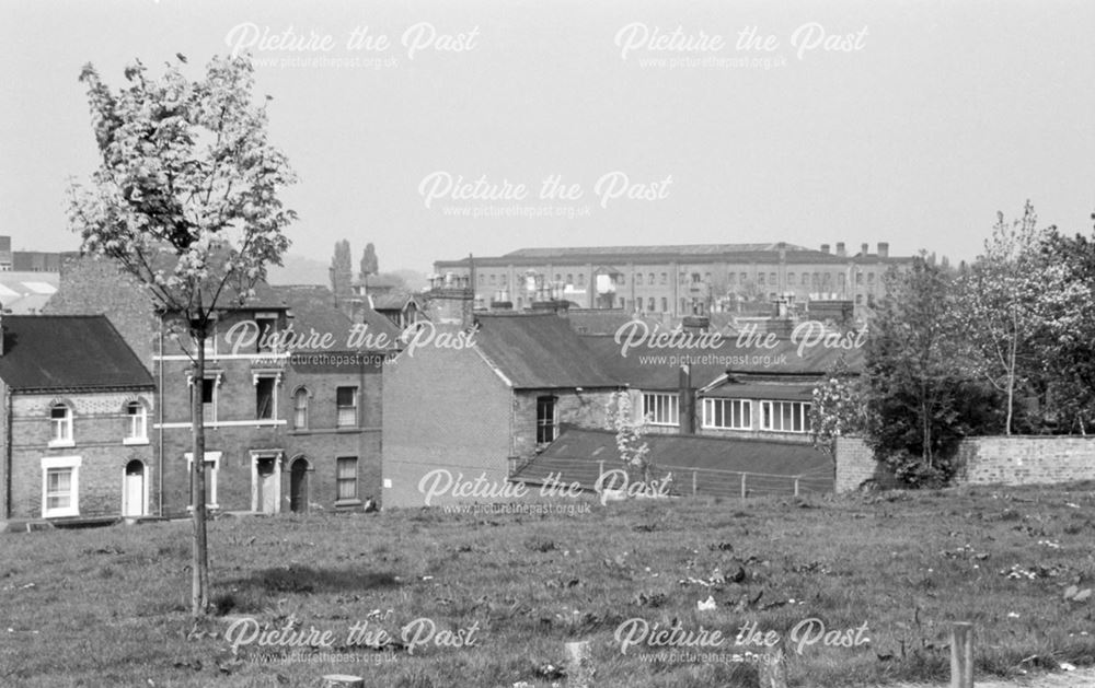 GNR warehouse and derelict houses from Gerard Street