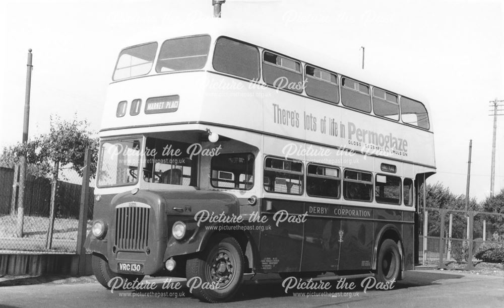 Derby Corporation motor bus No.130