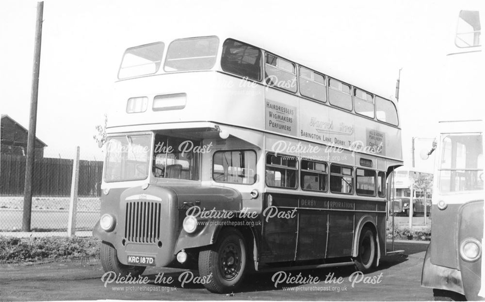 Derby Corporation motor bus No.187