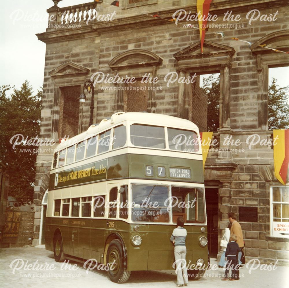 Derby Corporation trolley bus No. 215