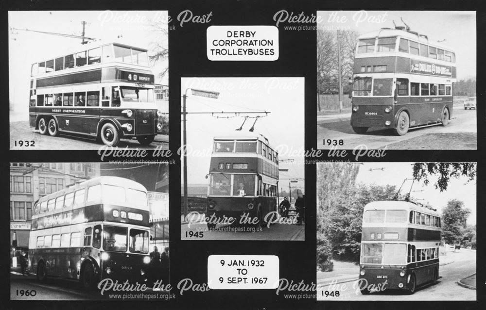 Derby Corporation trolley buses, 1932-1967