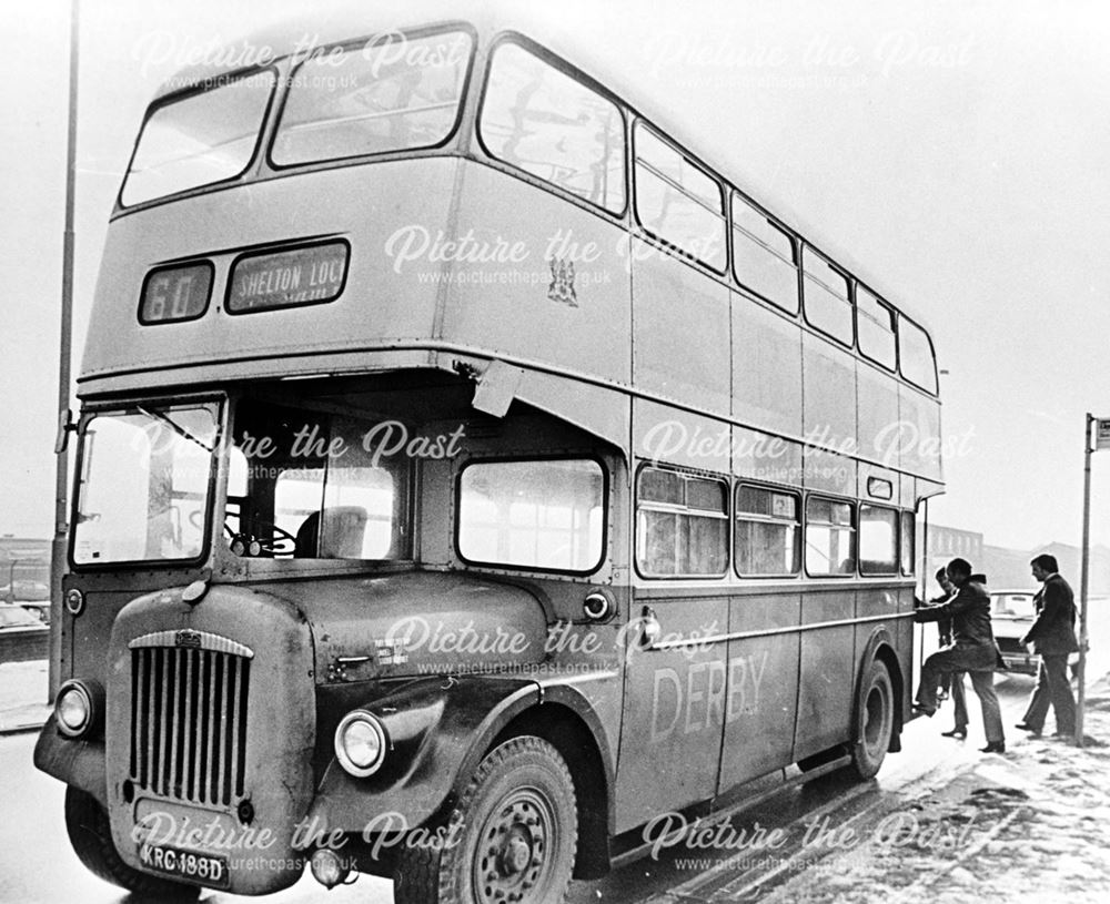 Derby Corporation Motor Bus No.188, c 1980?