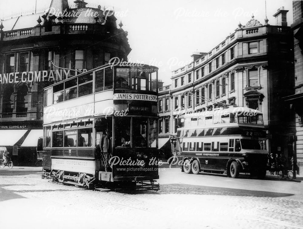 Last run of a Derby tram