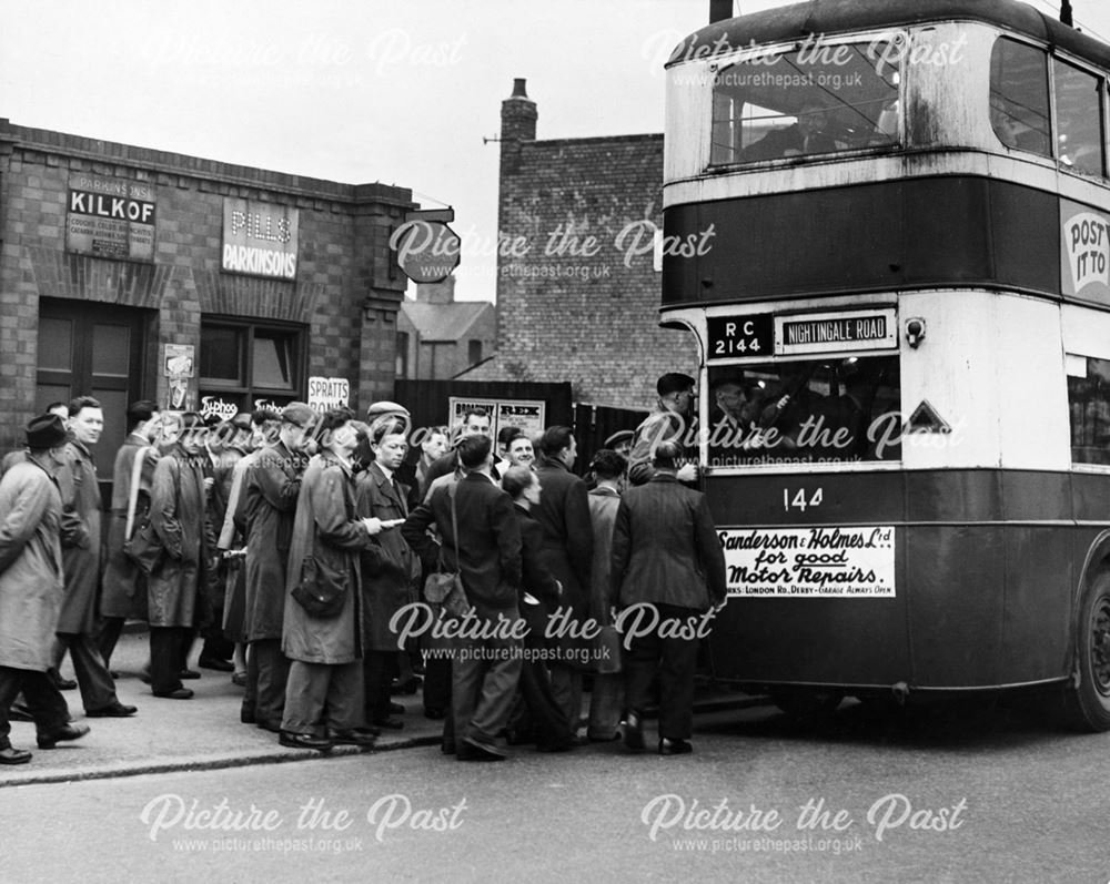 Trolleybus working Nightingale Road service