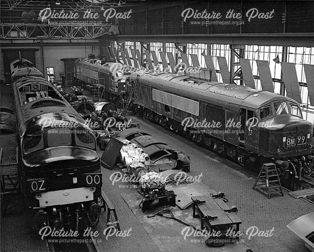 Diesel Finishing Shop at Derby Locomotive Works