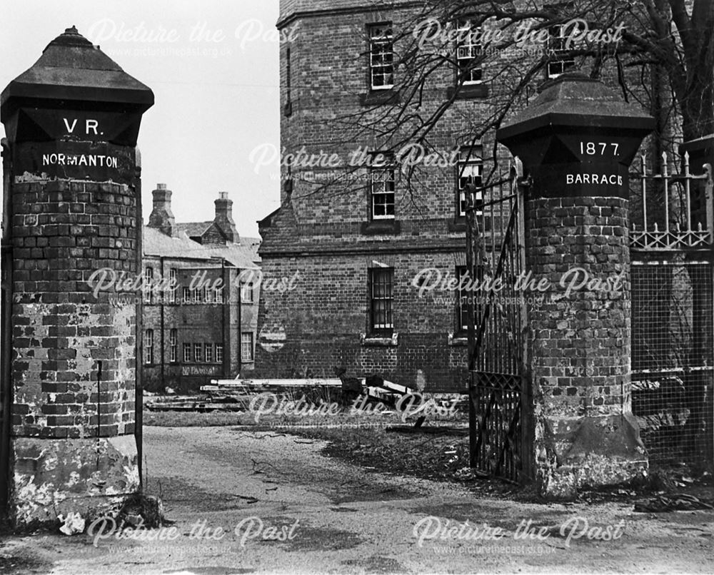 Gateway and Entrance to Barracks, Normanton, Derby, 1979