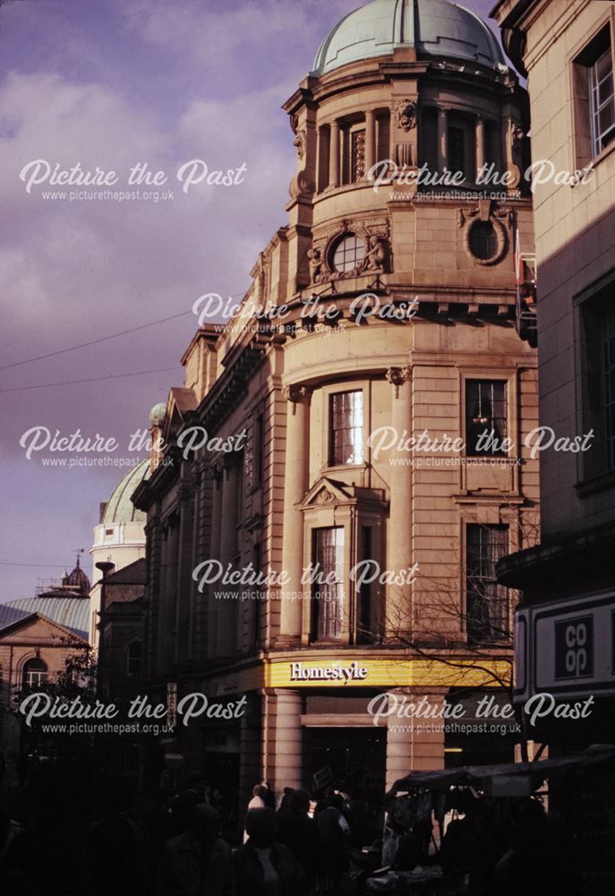 Classical facade of the Co-operative building, East Street