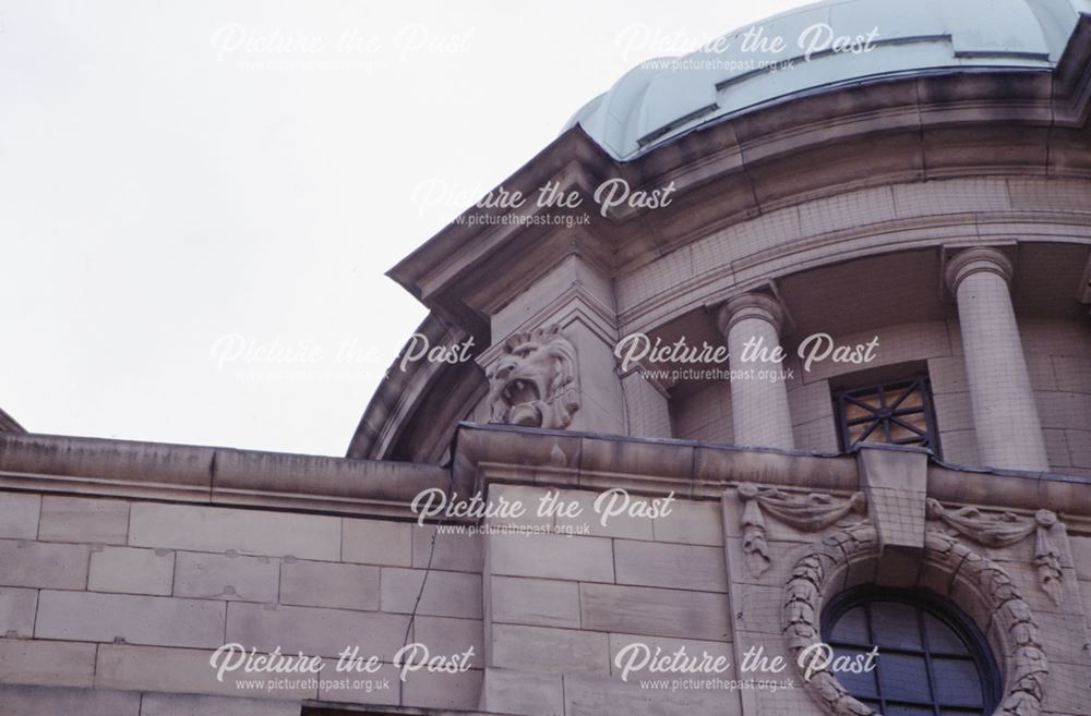 Architectural detail of the dome on the Co-operative building, East Street