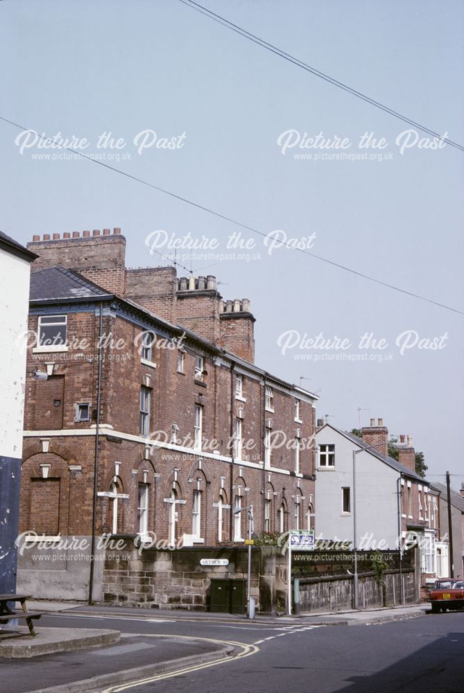 Terrace of houses on Edward Street