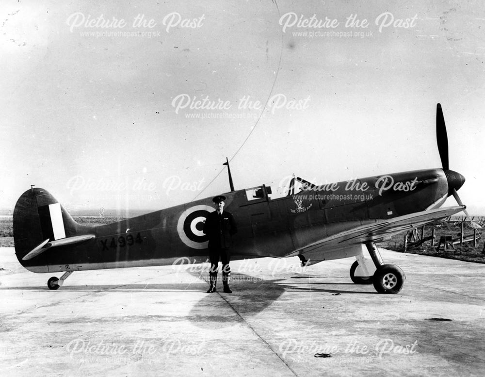 Spitfire - 'The Derby Ram' at Castle Bromwich, Birmingham, 1941