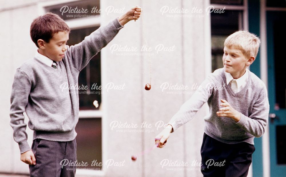 Boys Playing Conkers