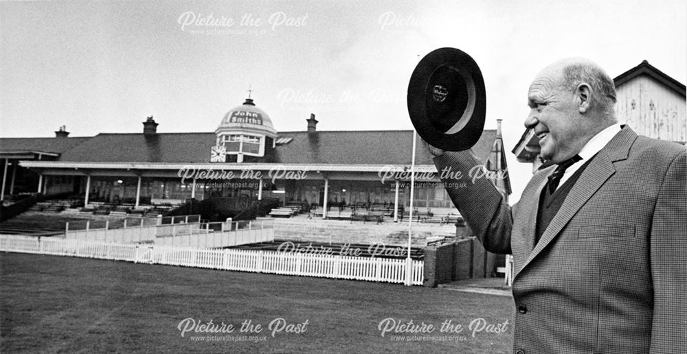 Derbyshire's old Pavilion at the County Cricket ground