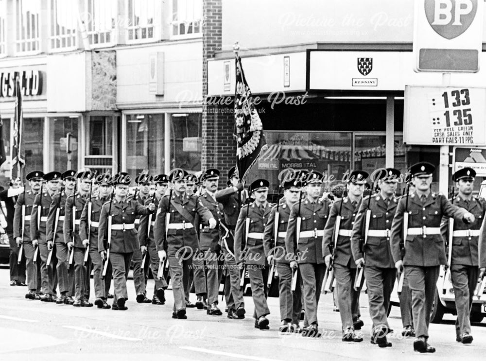 Parade - 40th Anniversary of 14th Battalion of Sherwood Foresters