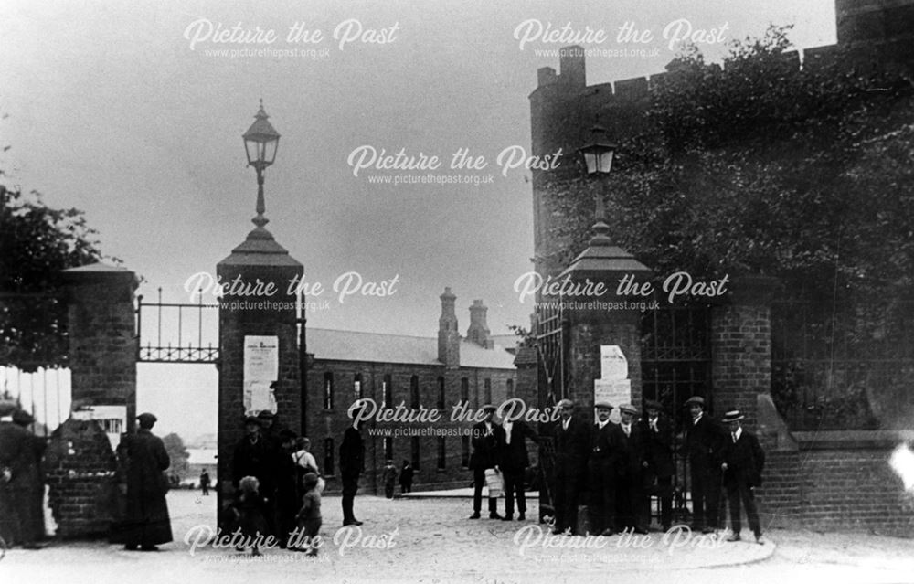 Entrance - Gateway and Barracks during WWI