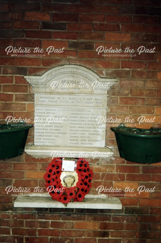 War Memorial at Derby Midland Station