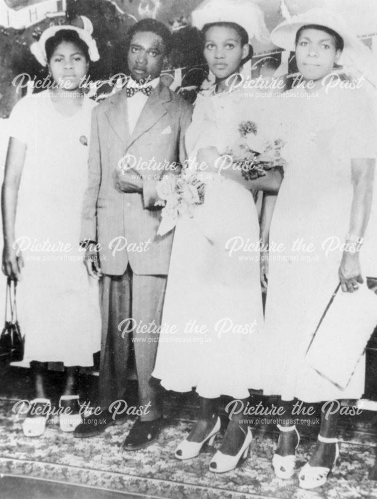 A Wedding showing Mr and Mrs Allen