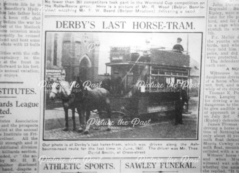 Horse Drawn Tram, Derby