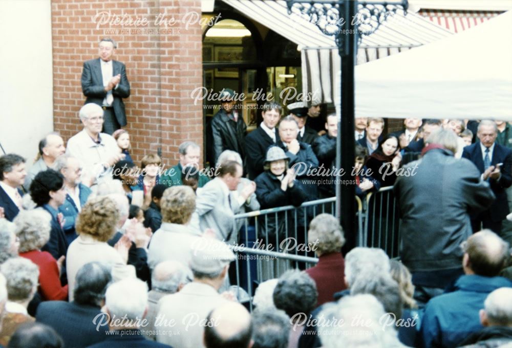 The unveiling of the Steve Bloomer Memorial