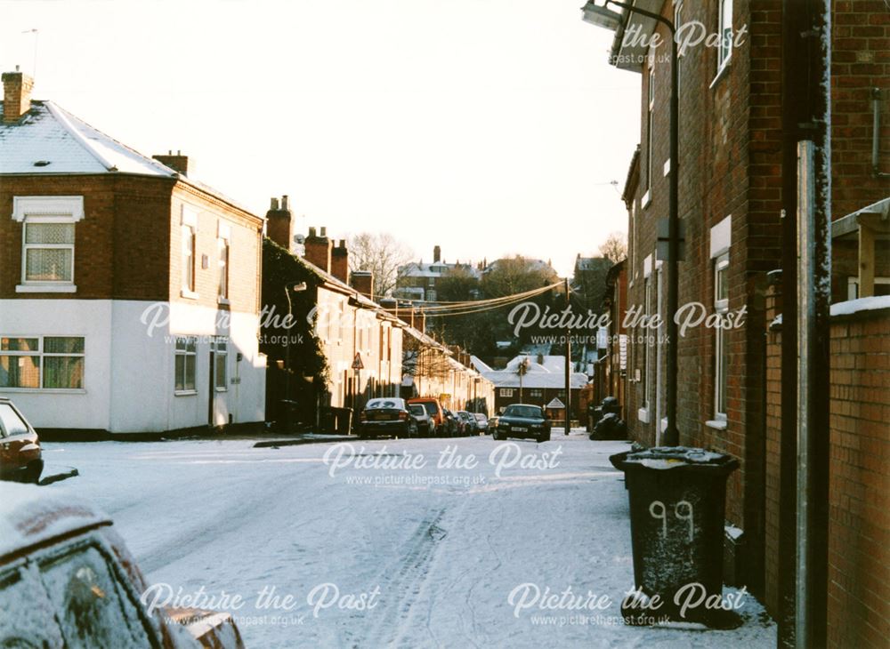 Moss Street in the snow