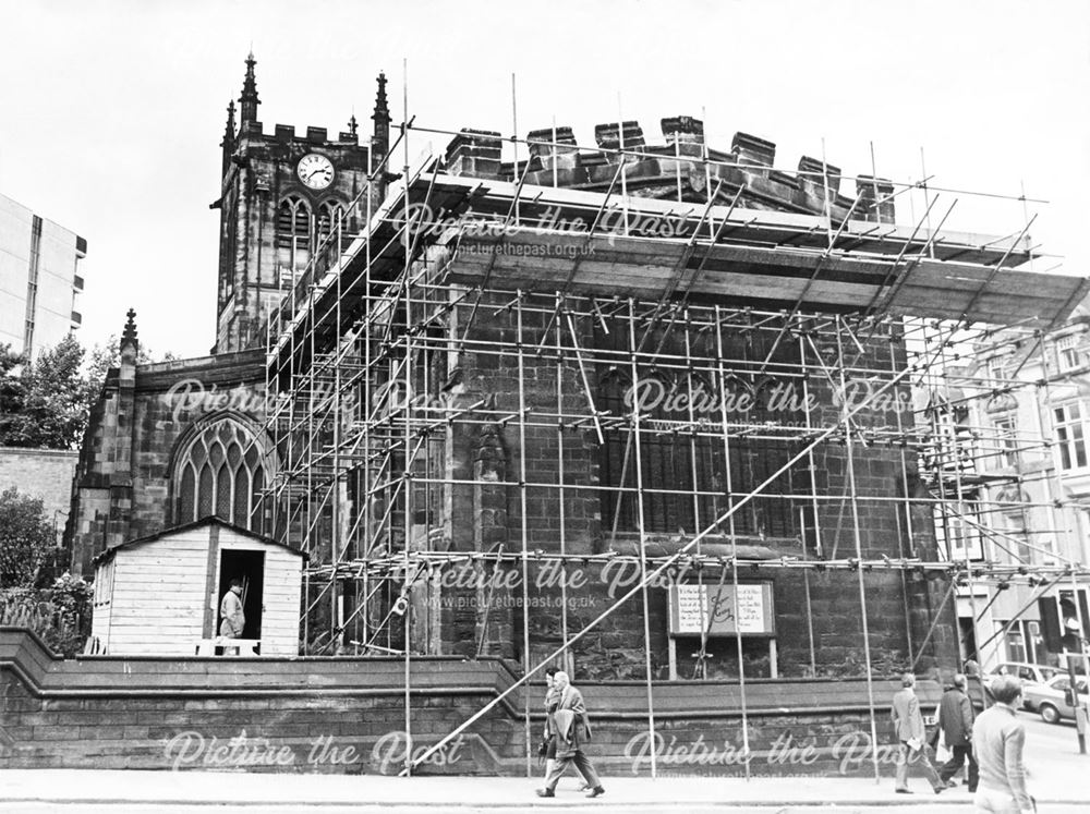 Repairing St Peter's Church, Derby