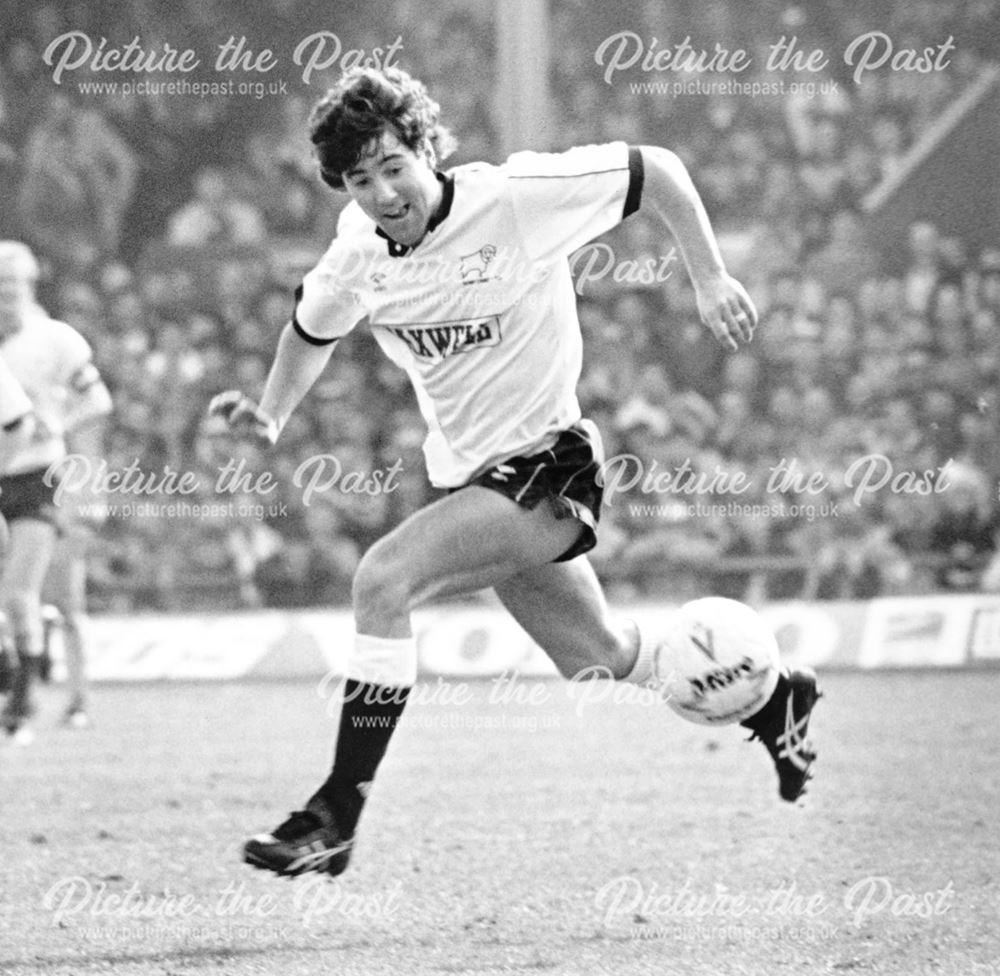 Dean Saunders, Derby County FC Striker, Derby, 1988-89