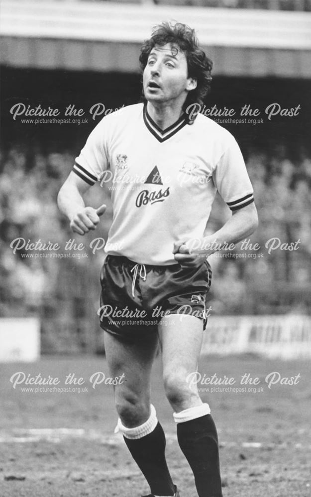 Micky Thomas, Derby Couny FC Midfielder, 1986
