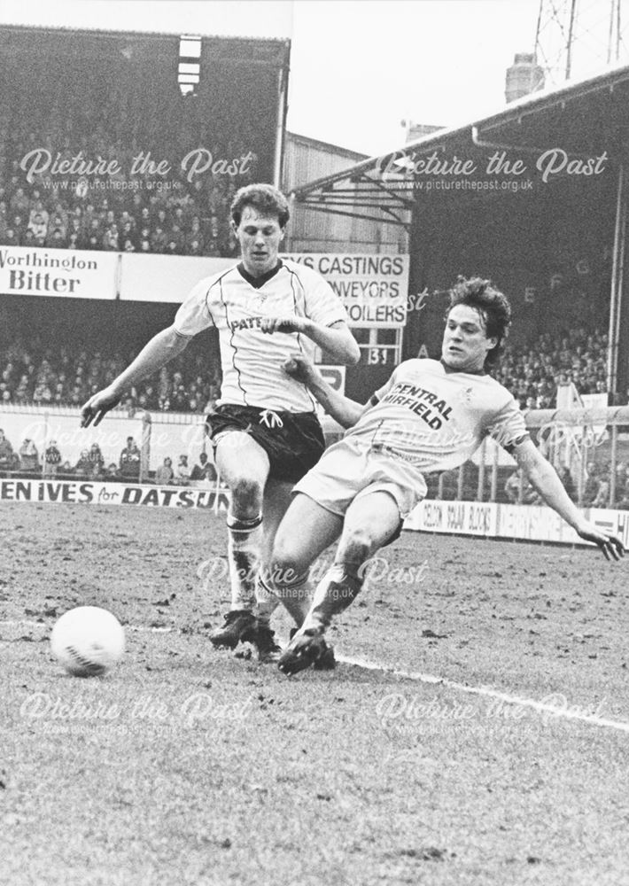 Andy Garner Striker for Derby County Football Club (1984-88), 1984