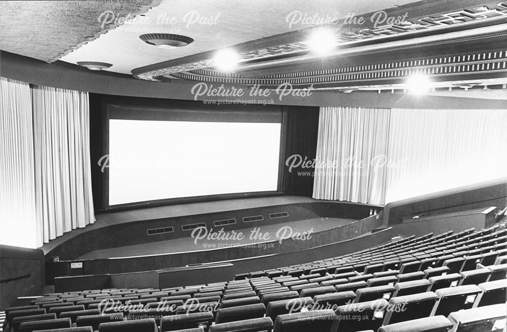 The interior of the Trocadero Cinema.