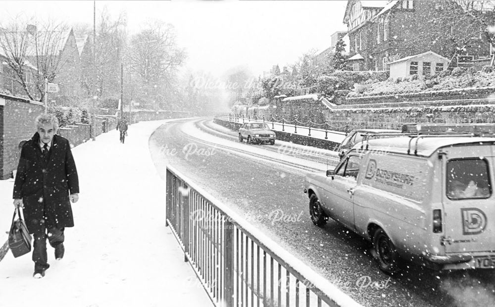 Duffield Road in the snow