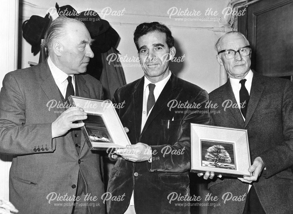 Presentation to Mr Cyril Annable, Club Secretary on leaving Derby County, 1968 