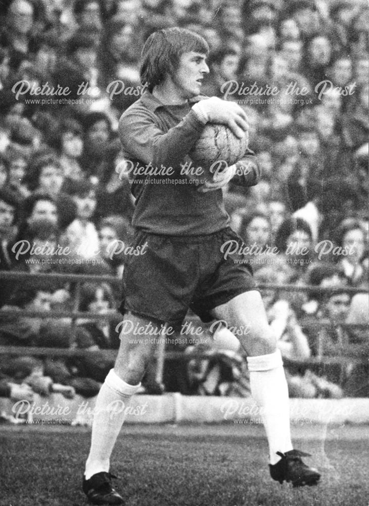Colin Boulton, Derby County Football Club Goalkeeper, at Unknown Match, c 1973 ?