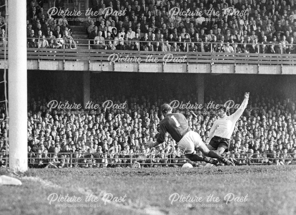 Kevin Hector; Derby County striker, at Unknown Match, 1972?