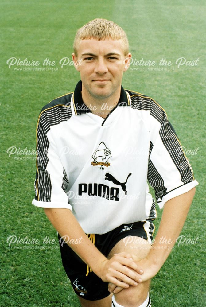 Chris Boden, Derby County Football Club full back, Derby, c 1996